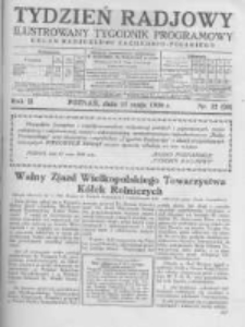 Tydzień Radjowy. 1928 R.2 nr22
