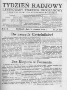 Tydzień Radjowy. 1928 R.2 nr26