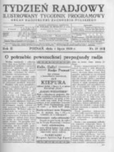 Tydzień Radjowy. 1928 R.2 nr27