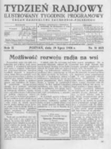 Tydzień Radjowy. 1928 R.2 nr31