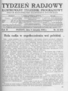 Tydzień Radjowy. 1928 R.2 nr32