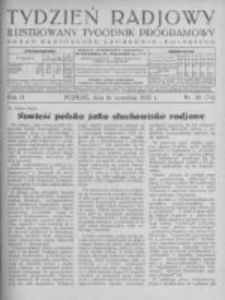 Tydzień Radjowy. 1928 R.2 nr38