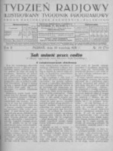 Tydzień Radjowy. 1928 R.2 nr40