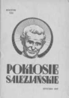 Pokłosie Salezjańskie. 1937 R.21 nr1