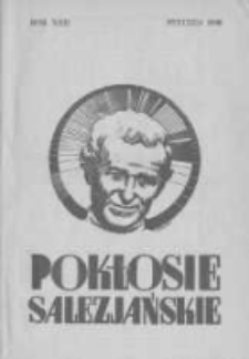 Pokłosie Salezjańskie. 1938 R.22 nr1