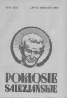 Pokłosie Salezjańskie. 1938 R.22 nr7-8