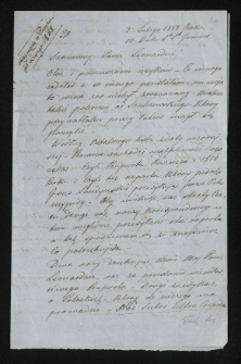 List od Gleinicha Józefa