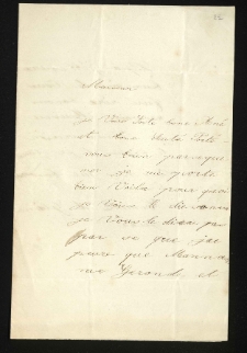 List od Glinojeckiej Kamilii