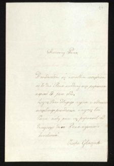 Listy od Glinojeckiej Zofii