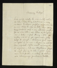 List od Godlewskiego J. W.