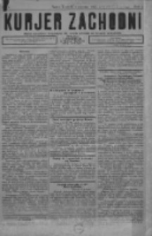 Kurjer Zachodni: pismo narodowe, bezpartyjne dla rodzin polskich na kresach zachodnich 1927.01.01 R.3 Nr1