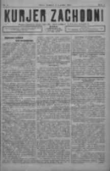 Kurjer Zachodni: pismo narodowe, bezpartyjne dla rodzin polskich na kresach zachodnich 1927.01.08 R.3 Nr3