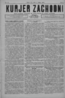 Kurjer Zachodni: pismo narodowe, bezpartyjne dla rodzin polskich na kresach zachodnich 1927.02.02 R.3 Nr10