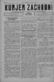 Kurjer Zachodni: pismo narodowe, bezpartyjne dla rodzin polskich na kresach zachodnich 1927.02.16 R.3 Nr14