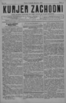 Kurjer Zachodni: pismo narodowe, bezpartyjne dla rodzin polskich na kresach zachodnich 1927.03.19 R.3 Nr23