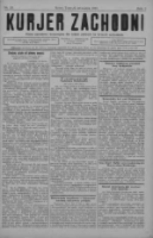 Kurjer Zachodni: pismo narodowe, bezpartyjne dla rodzin polskich na kresach zachodnich 1927.03.26 R.3 Nr25