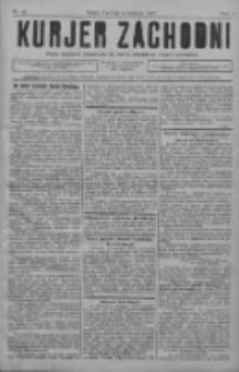 Kurjer Zachodni: pismo narodowe, bezpartyjne dla rodzin polskich na kresach zachodnich 1927.06.04 R.3 Nr45