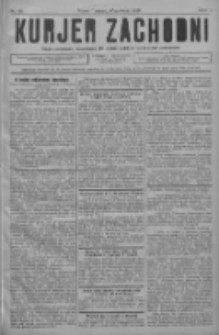 Kurjer Zachodni: pismo narodowe, bezpartyjne dla rodzin polskich na kresach zachodnich 1927.06.08 R.3 Nr46