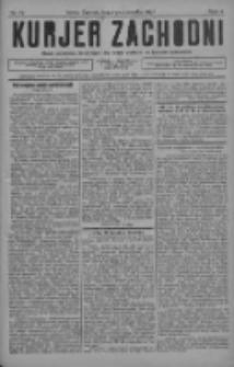 Kurjer Zachodni: pismo narodowe, bezpartyjne dla rodzin polskich na kresach zachodnich 1927.10.01 R.3 Nr79