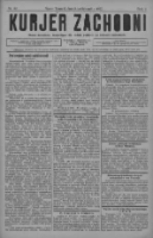 Kurjer Zachodni: pismo narodowe, bezpartyjne dla rodzin polskich na kresach zachodnich 1927.10.05 R.3 Nr80