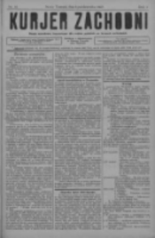 Kurjer Zachodni: pismo narodowe, bezpartyjne dla rodzin polskich na kresach zachodnich 1927.10.08 R.3 Nr81