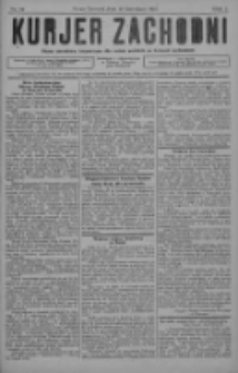 Kurjer Zachodni: pismo narodowe, bezpartyjne dla rodzin polskich na kresach zachodnich 1927.11.16 R.3 Nr92