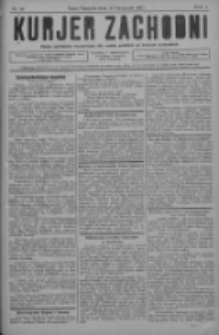 Kurjer Zachodni: pismo narodowe, bezpartyjne dla rodzin polskich na kresach zachodnich 1927.11.30 R.3 Nr96