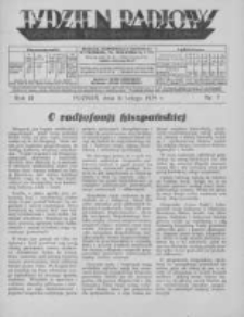 Tydzień Radjowy. 1929 R.3 nr7