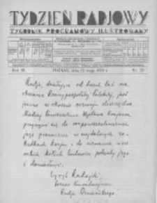 Tydzień Radjowy. 1929 R.3 nr20