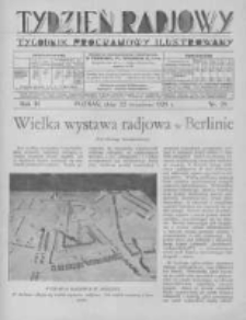 Tydzień Radjowy. 1929 R.3 nr39