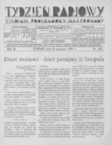 Tydzień Radjowy. 1929 R.3 nr46