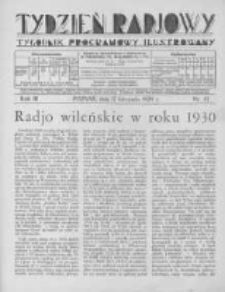 Tydzień Radjowy. 1929 R.3 nr47