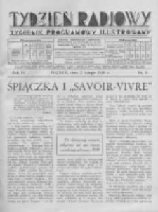 Tydzień Radjowy. 1930 R.4 nr5