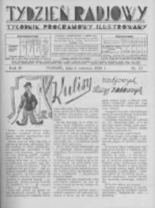 Tydzień Radjowy. 1930 R.4 nr22