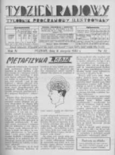 Tydzień Radjowy. 1930 R.4 nr32