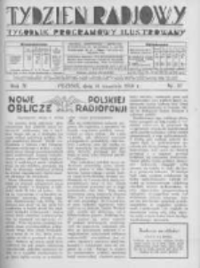 Tydzień Radjowy. 1930 R.4 nr37