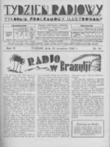 Tydzień Radjowy. 1930 R.4 nr39