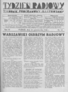 Tydzień Radjowy. 1930 R.4 nr43