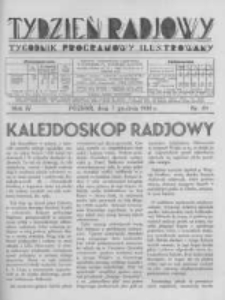 Tydzień Radjowy. 1930 R.4 nr49