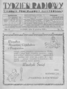 Tydzień Radjowy. 1930 R.4 nr51