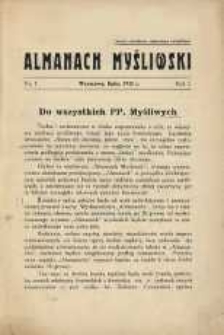 Almanach Myśliwski 1932 Nr1