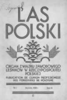 Las Polski. 1929 R.9 nr1