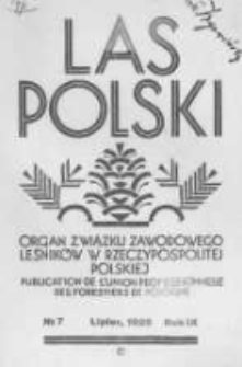 Las Polski. 1929 R.9 nr7