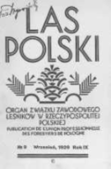 Las Polski. 1929 R.9 nr9