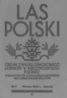 Las Polski. 1931 R.11 nr3