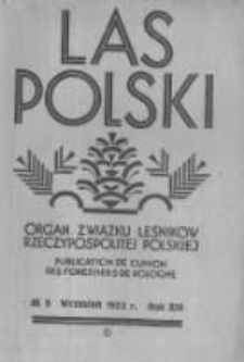 Las Polski. 1933 R.13 nr9