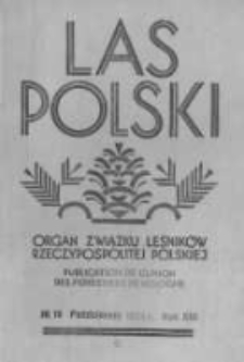 Las Polski. 1933 R.13 nr10
