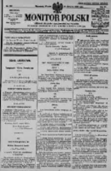 Monitor Polski. Dziennik Urzędowy Rzeczypospolitej Polskiej. 1928.08.21 R.11 nr191