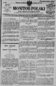 Monitor Polski. Dziennik Urzędowy Rzeczypospolitej Polskiej. 1928.09.03 R.11 nr202