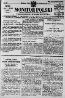 Monitor Polski. Dziennik Urzędowy Rzeczypospolitej Polskiej. 1928.10.24 R.11 nr246